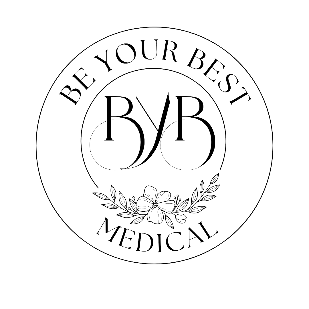 Be your best circle logo with the word Be Your Best Medical in the center